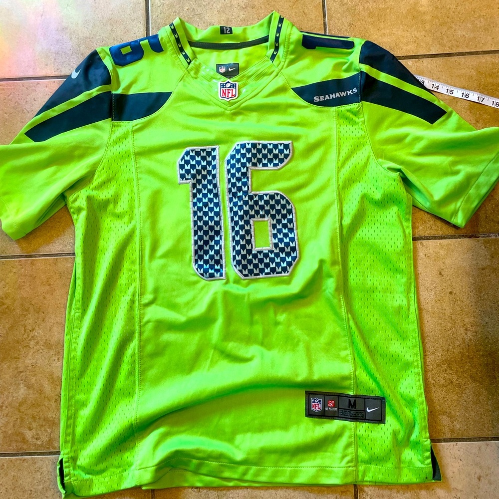 Nike On Field Seahawks #16 Lockett S Action Green